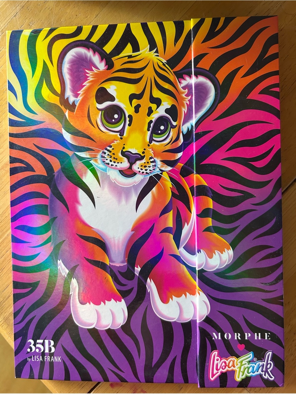 Morphe Lisa Frank Rainbow Heart Holographic Palette Cover